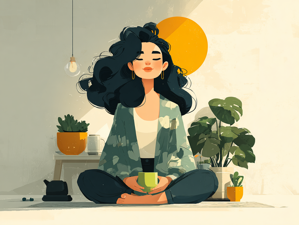 Mulher com estilo de vida funcional e alimentação saudável para prevenir infecções fúngicas e equilibrar o organismo com ajuda de probióticos, alimentação natural e suplemento antifúngico.