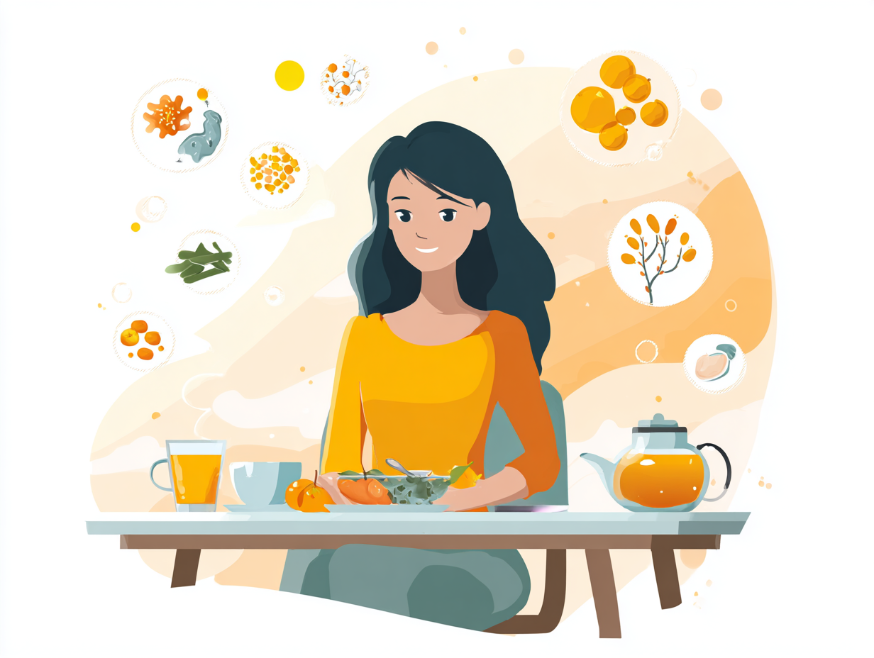 ilustração do tratamento natural para mulheres que descobrem o que é candidíase feminina