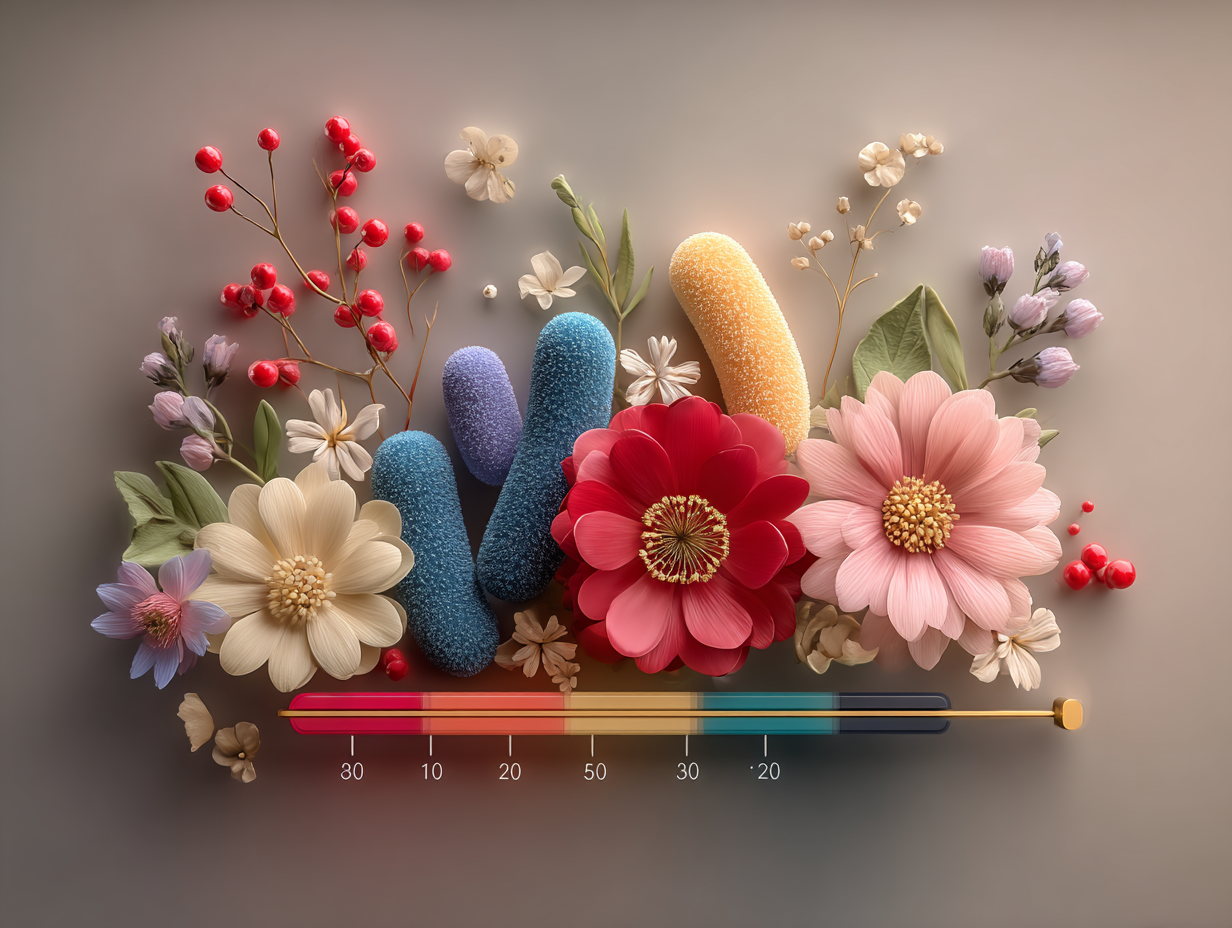 Ilustração de lactobacillus restaurando o pH vaginal para impedir a proliferação de Candida