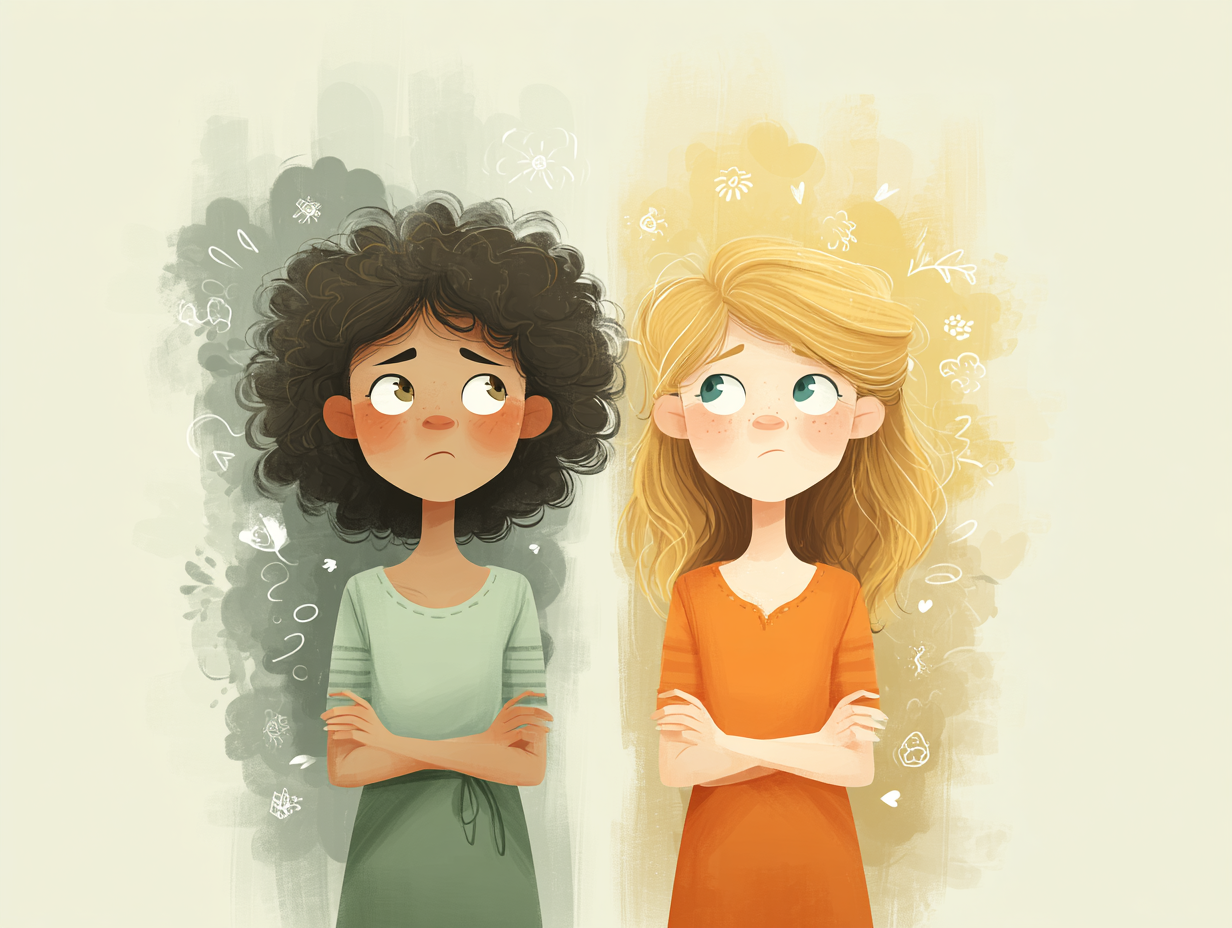 Infográfico ilustrando as diferenças entre os sintomas de candidíase e vaginose, como corrimento, odor e coceira.